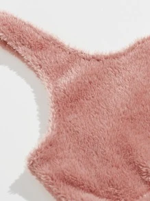 Solid Fuzzy Lounge Set - Dusty Pink - View 5