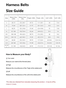 Layered Square Buckle Harness Belt - Black - View 7