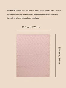 纯色婴儿襁褓毯 爱情情人节