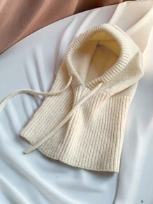 DAZY Drawstring Decor Hat - Beige - View 3