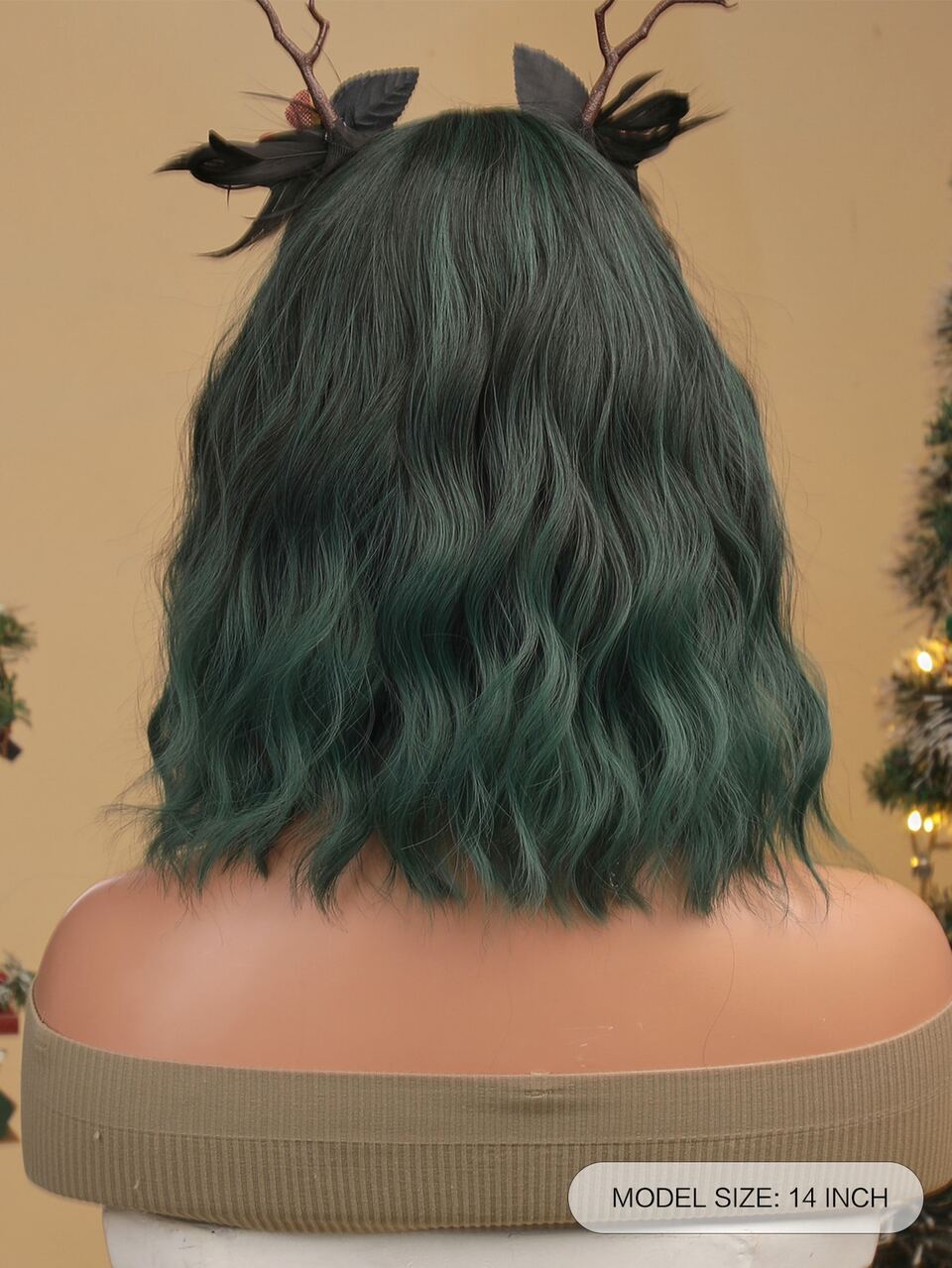 Short Curly Synthetic Wig With Bangs