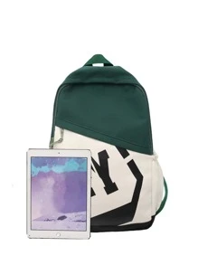 Ba lô trẻ em Khối Màu Lá thư Có thể điều chỉnh được - Nhiều màu - Xem 3