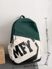Ba lô trẻ em Khối Màu Lá thư Có thể điều chỉnh được - Nhiều màu - Xem 6