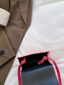 Cặp sách Trẻ em màu trơn - Hồng - Xem 4