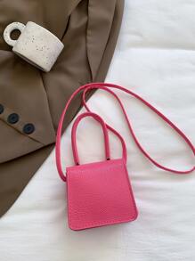 Cặp sách Trẻ em màu trơn - Hồng - Xem 5