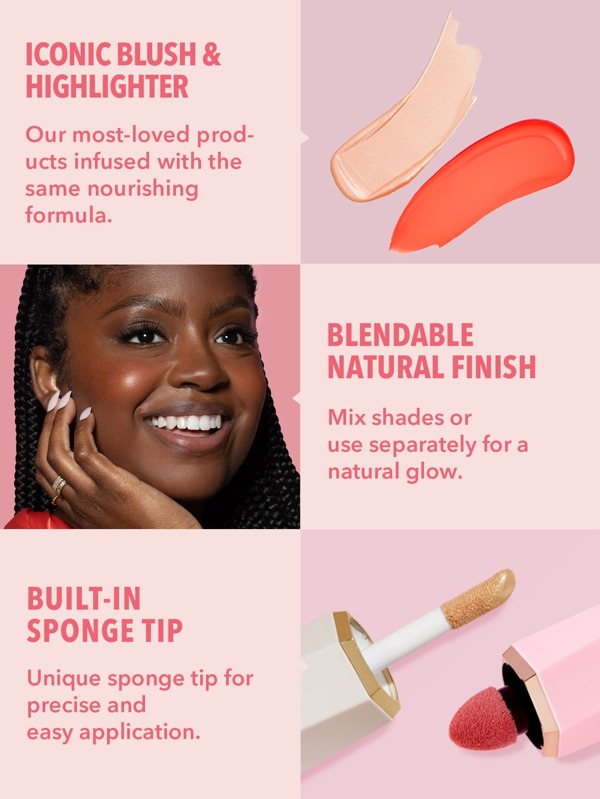 SHEGLAM X MISS DARCEI Liquid Blush & Highlighter Kit SHEIN UK