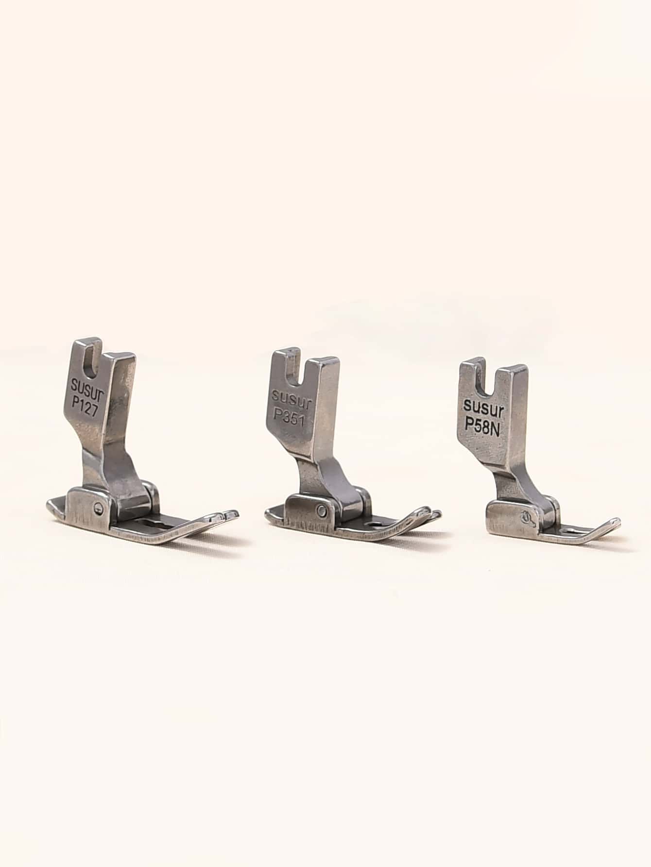 3pcs Sewing Machine Presser Foot - Silver - View 1