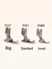 3pcs Sewing Machine Presser Foot - Silver - View 3