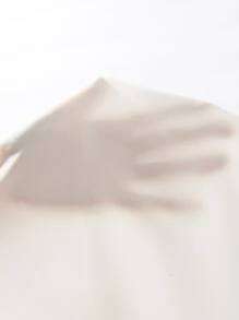 Mesh Crisscross Back Tie Front Push Up Bra - White - View 6