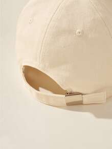 1pc Women Fashion Letter Embroidered Baseball Cap Street - Beige - View 3