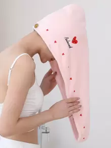 1/2/3 Stück bestickter Korallenfleece saugfähiger und schnell trocknender Badekappe, Gesichtsmaske Haarband, weiche saugfähige Duschhaube, Cartoon Badekappe, Einheitsgröße Duschhandtücher für Schönheitssalon, Hotel, Sport, Zuhause Essentials, Handtuch, Haut- und Haarpflege Handtuch Wrap