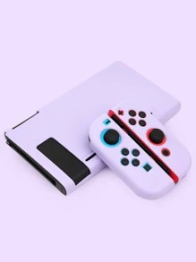 Funda simple compatible con Nintendo Switch - Morado - Ver 4