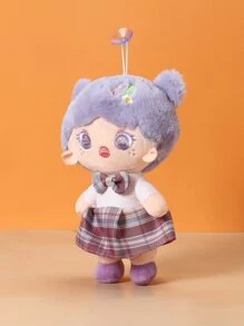 1 pieza Juguete de felpa para mascota al azar con diseño de dibujos animados - Multicolor - Ver 6