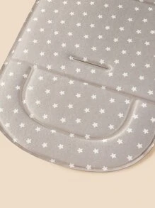 Baby Star Print Seat Liner - Light Grey - View 5