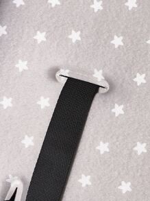 Baby Star Print Seat Liner - Light Grey - View 6