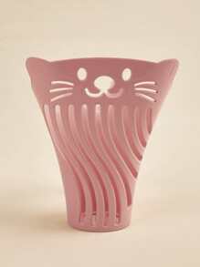 1 cái muỗng xúc cát cho mèo cưng có bộ lọc, thích hợp cho mèo và các vật nuôi nhỏ khác làm sạch - Hồng - Xem 4