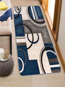 Felpudo con diseño geométrico, decoración para habitación - Multicolor - Ver 5