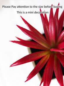 1 cái cây nhân tạo trong chậu - Đỏ - Xem 7