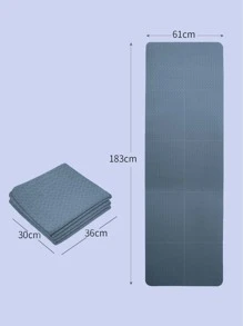 Foldable Yoga Mat - Blue - View 3
