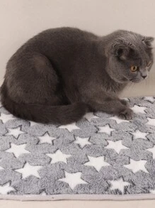 1 件透气可洗薄涤纶宠物毯适合小型猫和狗，秋冬季 - 彩色 - 查看 8