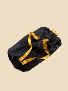 大容量輕便旅行包 可折疊行李袋 旅行健身房 戶外運動 行李包 過夜包 隨身包 手提包 健身包 工作學習用品 學校用品 返校學生手提包 週末包 度假手提包 商務度假 醫院男士和 女士 男女皆宜 - 黑色 - 查看 4