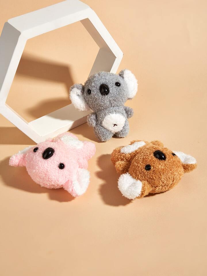 1個 ランダム コアラ デザイン ペットプラッシュおもちゃ