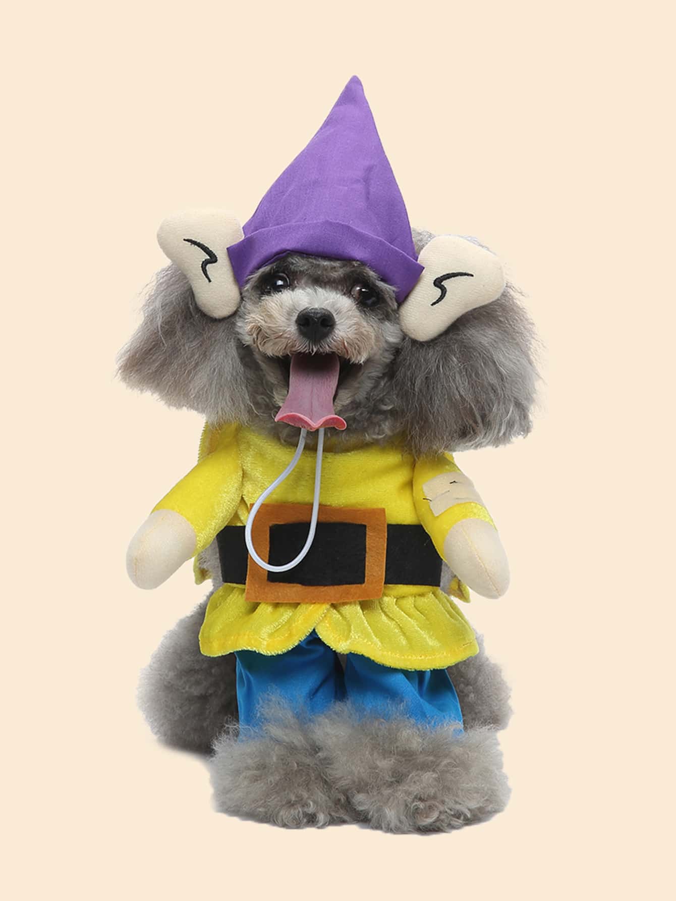 1件套矮人設計寵物服裝 - 彩色 - 查看 1