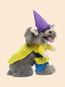 1件套矮人設計寵物服裝 - 彩色 - 查看 8