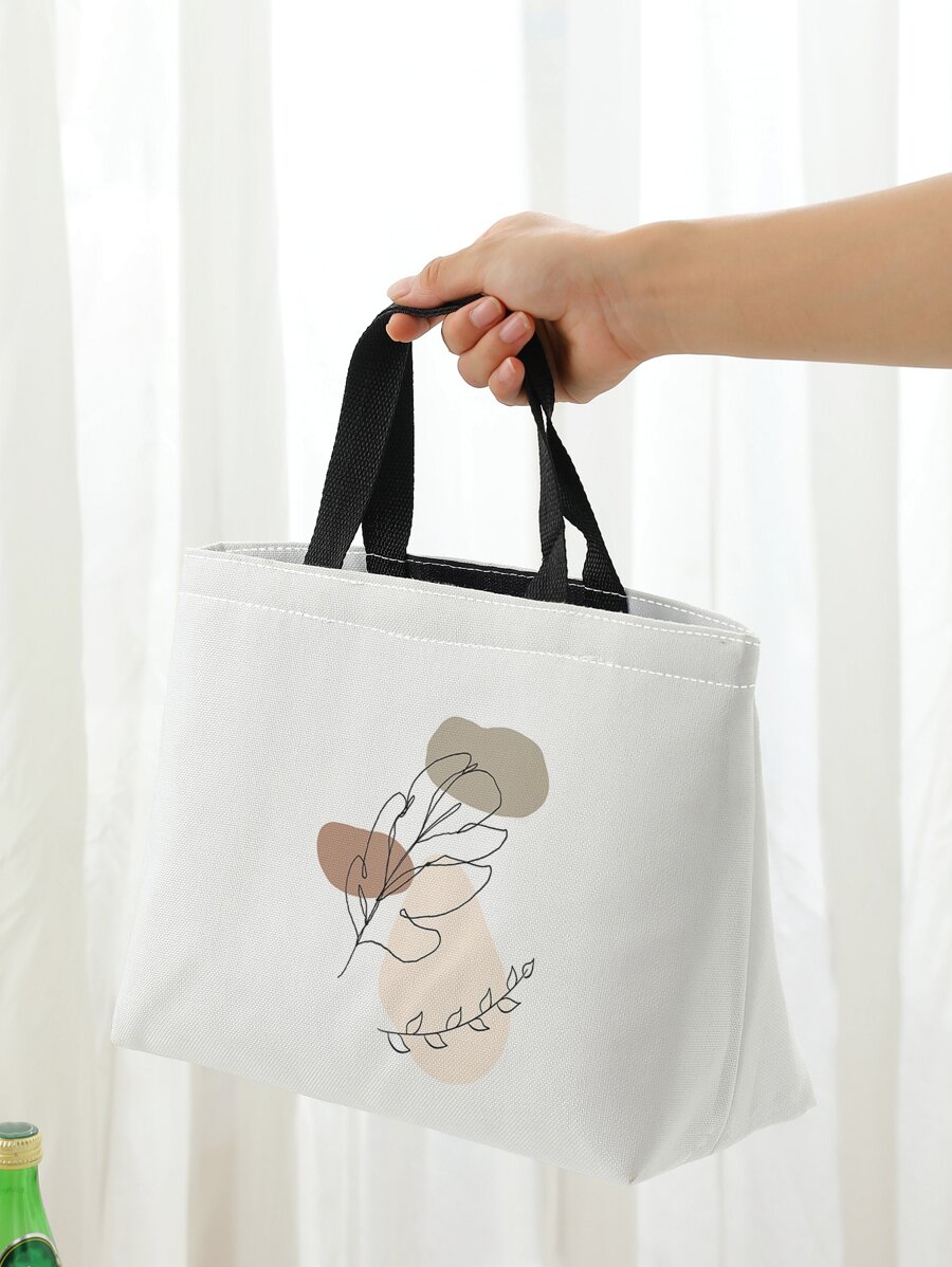 Bolsa térmica con patrón de hoja