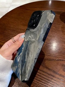 Marble Print Phone Case - Multicolor - View 3