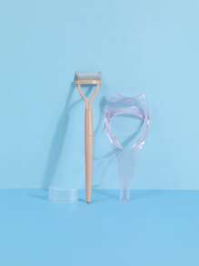 CUT it 2 sản phẩm chuốt mi - Tấm ngăn Mascara & Lược chải mi bằng thép không gỉ có thể gập lại để tạo hàng mi tự nhiên, để Mascara không bị vón cục Dụng cụ trang điểm - Nhiều màu - Xem 1