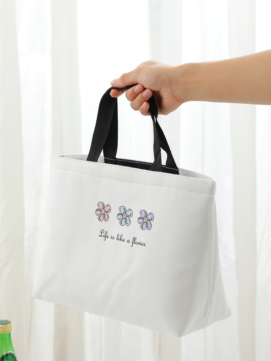 Bolsa térmica con estampado de flor - Multicolor - Ver 1