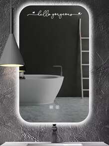 1 pieza, adhesivo decorativo con el lema 'hola, guapa'