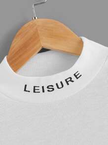 SHEIN Boys Letter Graphic Tee - White - View 3