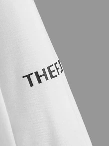 SHEIN Boys Letter Graphic Tee - White - View 4