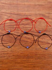 12pcs Evil Eye Decor Bracelet - Multicolor - View 3