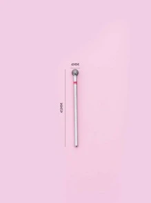 1入組美甲鑽頭拋光頭 - 紅色 - 查看 4