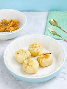 50 piezas Papel para hornear unicolor freidora - Blanco - Ver 8