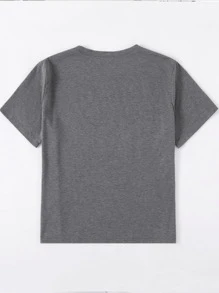 SHEIN Unity 大碼聖誕圖案T恤