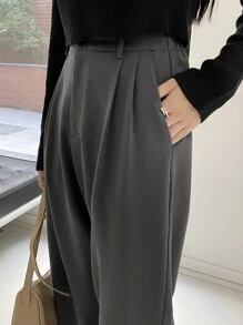 DAZY 女士休闲宽松阔腿裤，秋季返校服