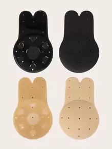 Plus 2pairs Solid Nipple Cover - Multicolor - View 1