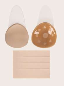 3 pares Cubierta de pezón unicolor - Albaricoque - Ver 2