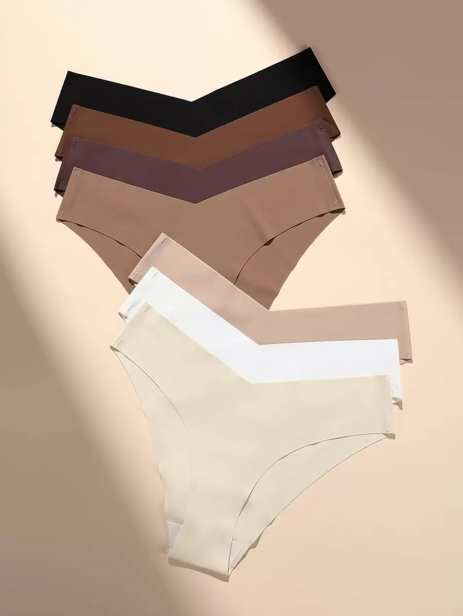 7pack Solid Simple Panty - Multicolor - View 1