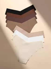 7pack Solid Simple Panty - Multicolor - View 2