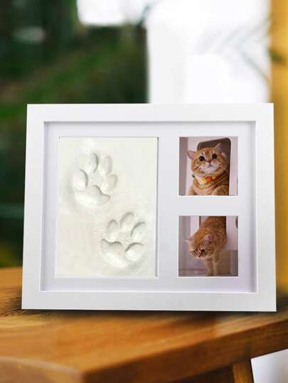 1pc Pet Paw Print Photo Frame Souvenir photo frame For memory