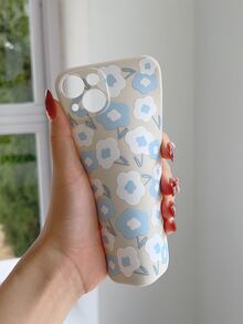 Coque de téléphone portable à motif fleur - Multicolore - Voir 2