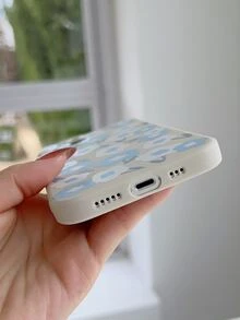 Coque de téléphone portable à motif fleur - Multicolore - Voir 3