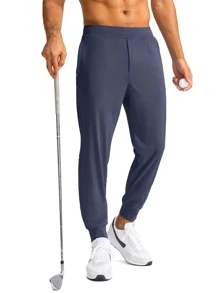 G Gradual Men Slant Pocket Sports Trousers - Dusty Blue - View 1