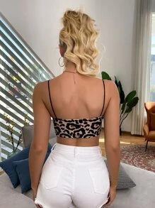 SHEIN Privé Áo hai dây Báo Gợi cảm - Nhiều màu - Xem 2