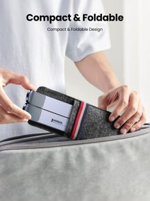 UGREEN Laptop Stand For Desk Adjustable Portable Laptop Riser Computer Aluminum Foldable Notebook Stand Holder Compatible With MacBook Pro Air, HP, , Dell Up To 17.3 Inch - Dark Grey - View 8